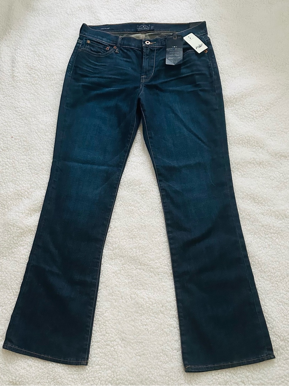 Lucky Brand Sweet n Low Mid Rise Dark Wash Bootcut Jeans